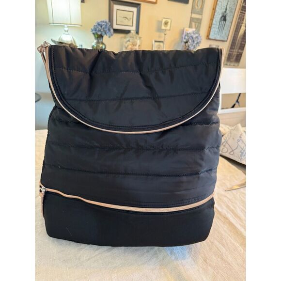 Stella and Dot black backpack Crush It - great condition main image 4
